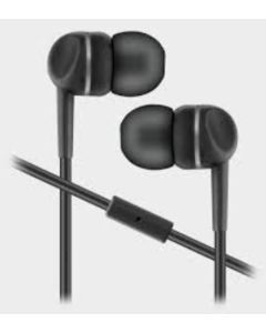 Earbuds w/Mic (Black Cord)